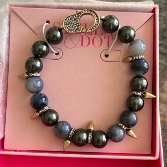 Stella & Dot - Renegade Beaded Stretch bracelet - Picture 2 of 4